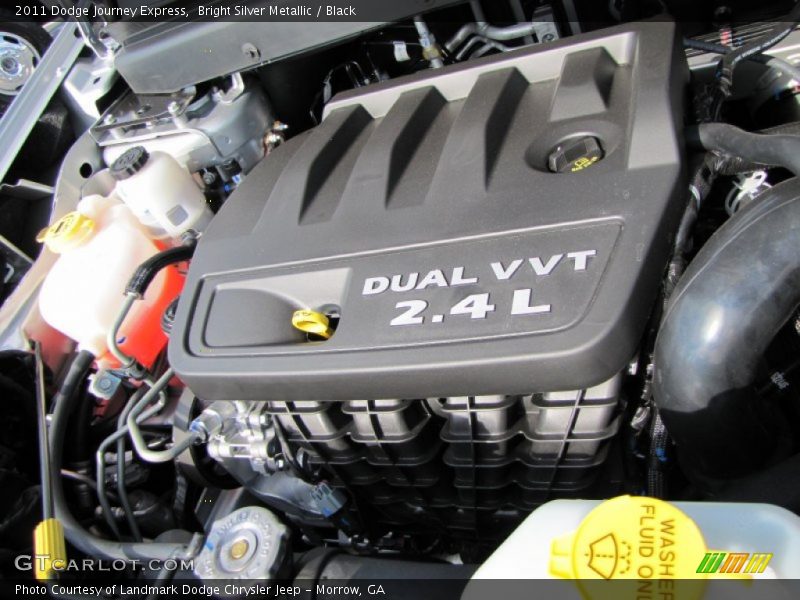 Bright Silver Metallic / Black 2011 Dodge Journey Express