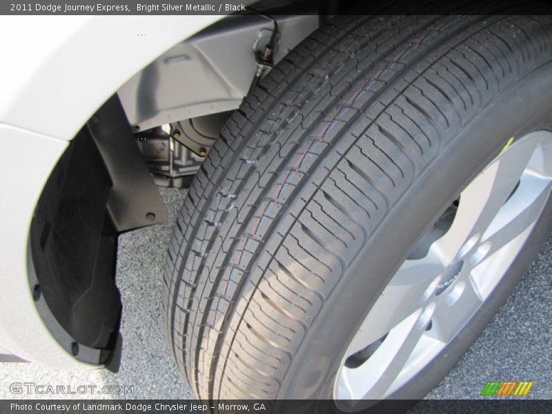 Bright Silver Metallic / Black 2011 Dodge Journey Express