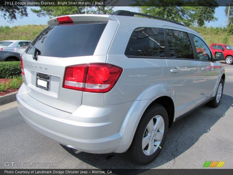 Bright Silver Metallic / Black 2011 Dodge Journey Express