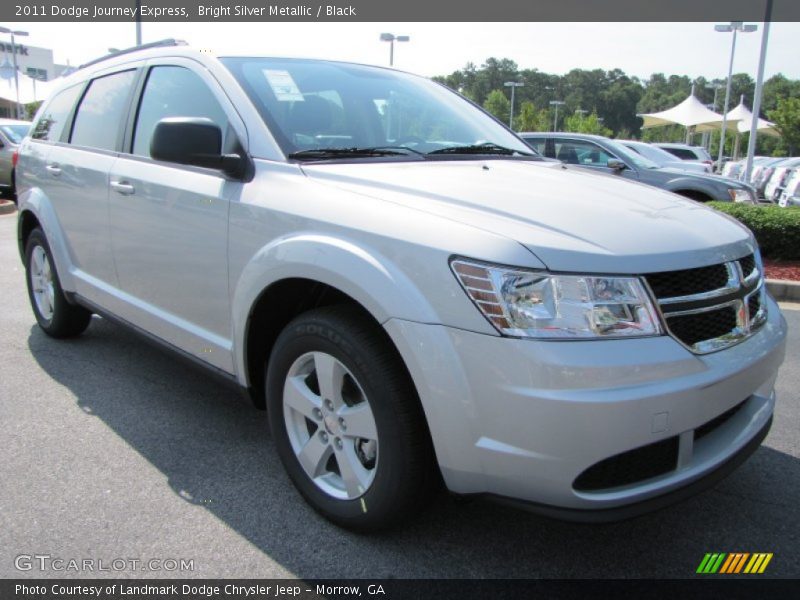 Bright Silver Metallic / Black 2011 Dodge Journey Express