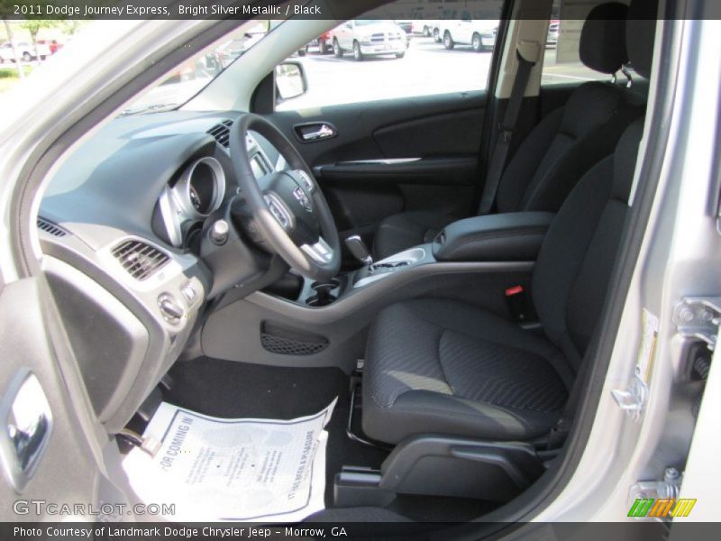 Bright Silver Metallic / Black 2011 Dodge Journey Express