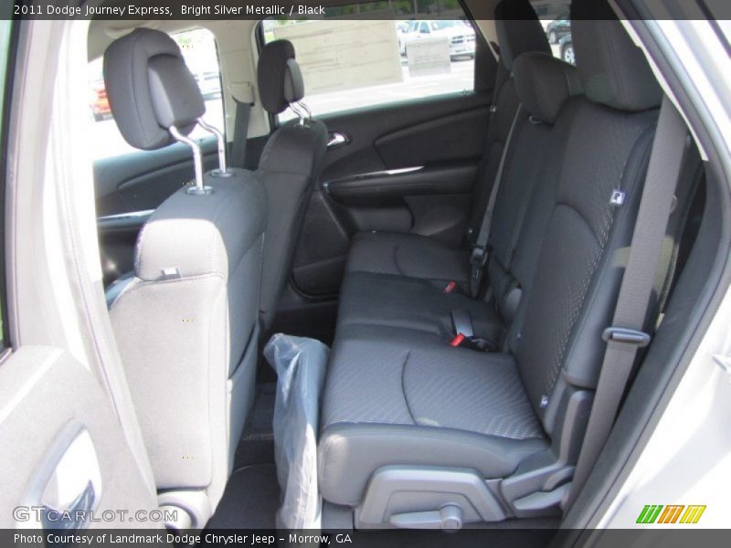 Bright Silver Metallic / Black 2011 Dodge Journey Express