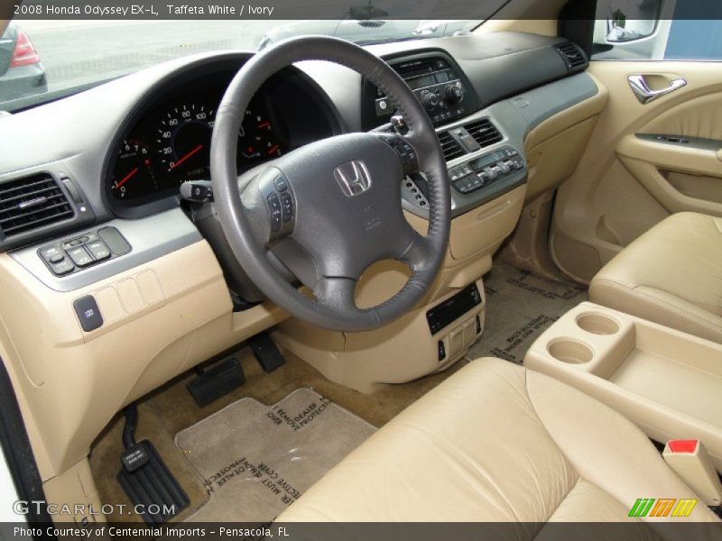 Taffeta White / Ivory 2008 Honda Odyssey EX-L