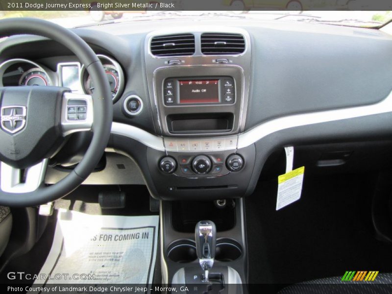 Bright Silver Metallic / Black 2011 Dodge Journey Express