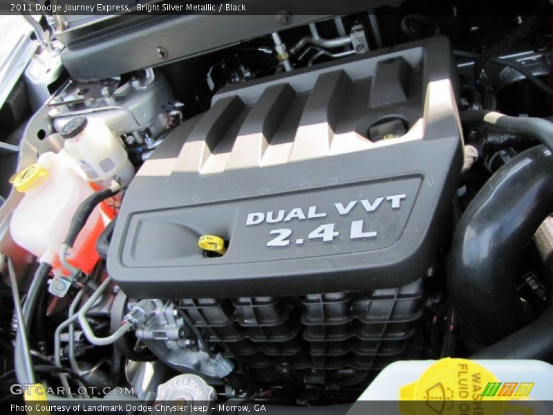 Bright Silver Metallic / Black 2011 Dodge Journey Express