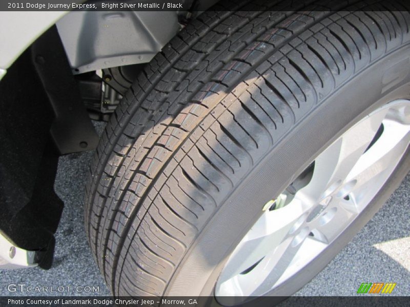 Bright Silver Metallic / Black 2011 Dodge Journey Express