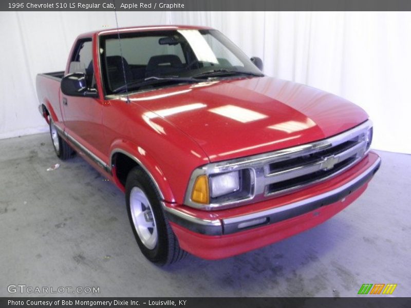 Apple Red / Graphite 1996 Chevrolet S10 LS Regular Cab