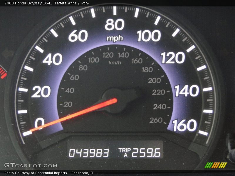 Taffeta White / Ivory 2008 Honda Odyssey EX-L