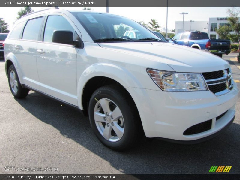 Bianco White / Black 2011 Dodge Journey Express