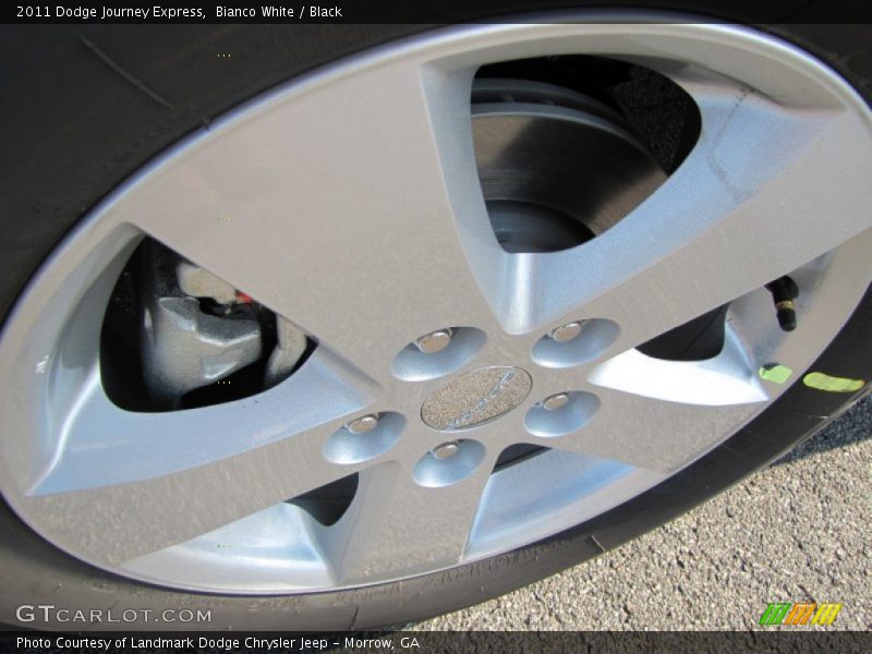 Bianco White / Black 2011 Dodge Journey Express