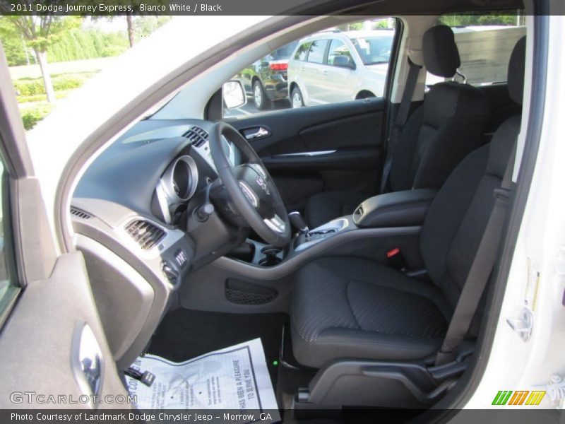 Bianco White / Black 2011 Dodge Journey Express