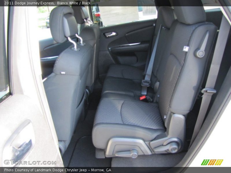 Bianco White / Black 2011 Dodge Journey Express