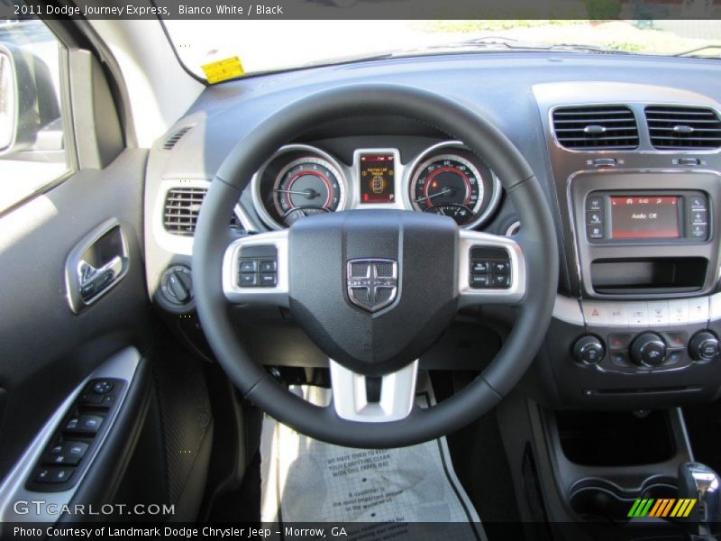 Bianco White / Black 2011 Dodge Journey Express