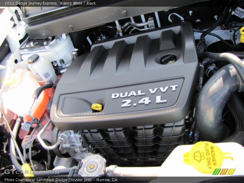Bianco White / Black 2011 Dodge Journey Express