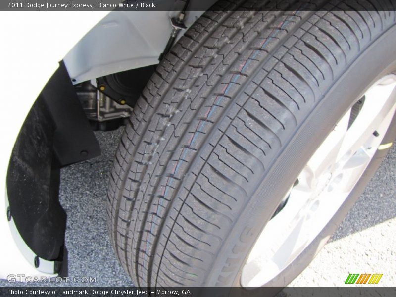 Bianco White / Black 2011 Dodge Journey Express