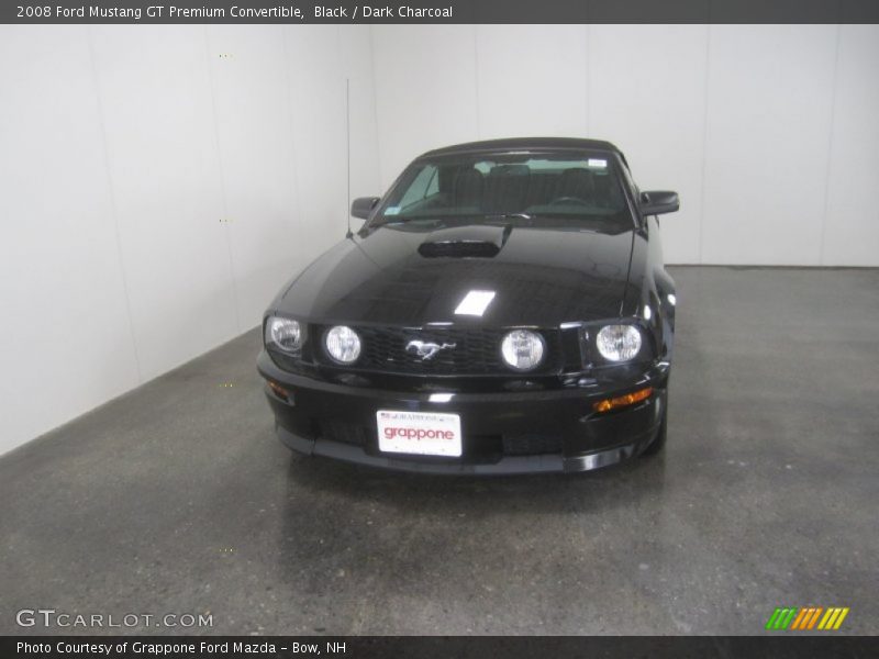 Black / Dark Charcoal 2008 Ford Mustang GT Premium Convertible