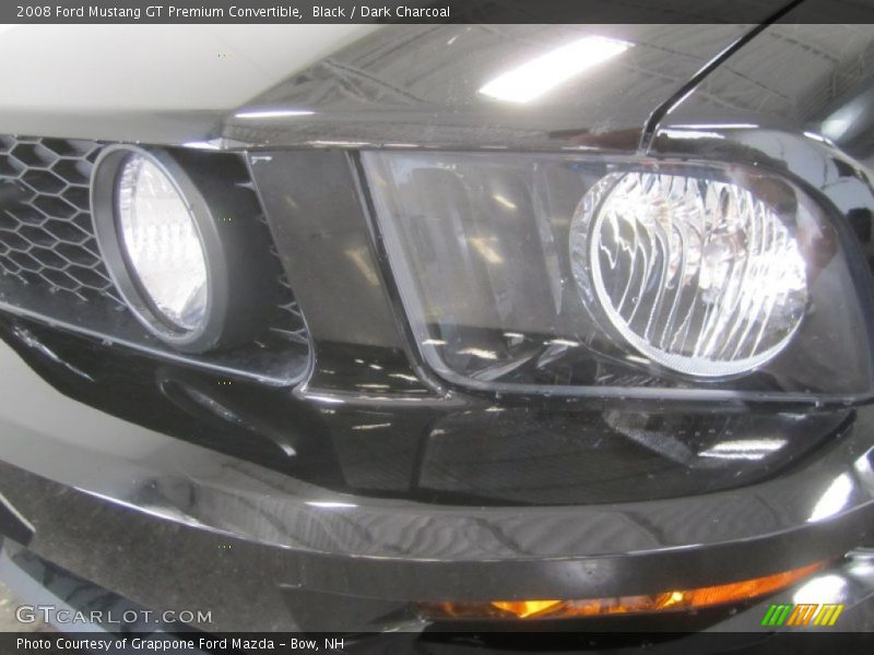 Black / Dark Charcoal 2008 Ford Mustang GT Premium Convertible