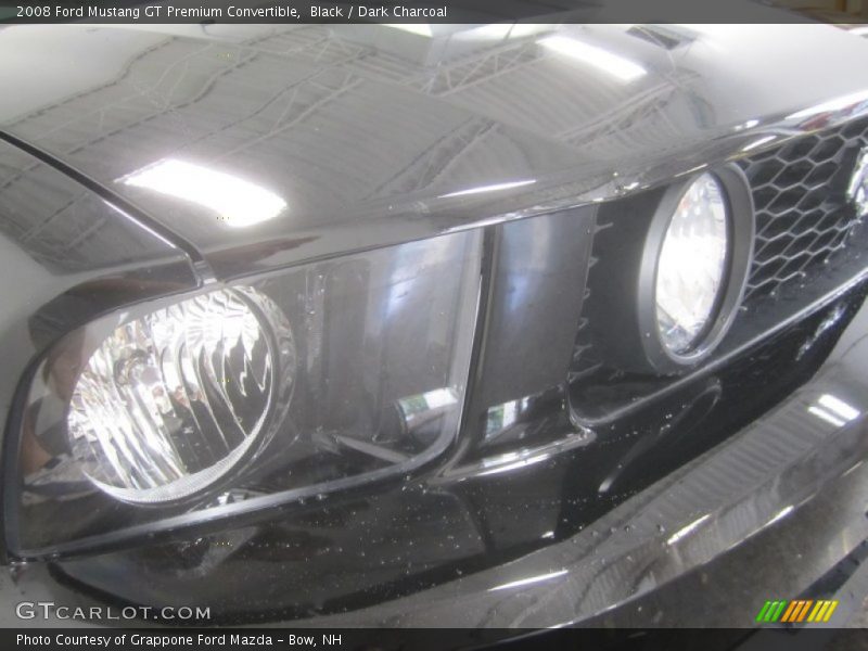Black / Dark Charcoal 2008 Ford Mustang GT Premium Convertible
