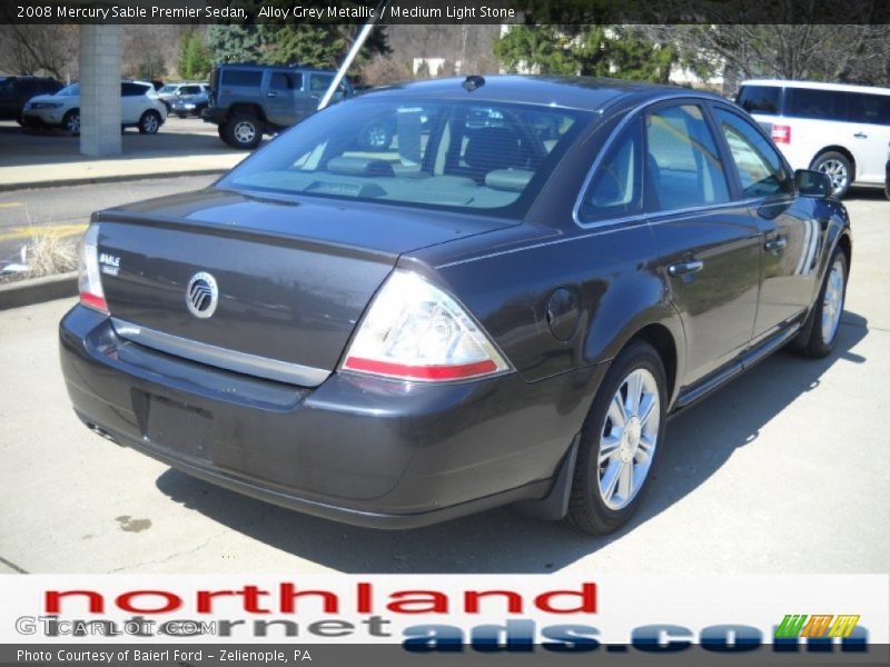 Alloy Grey Metallic / Medium Light Stone 2008 Mercury Sable Premier Sedan