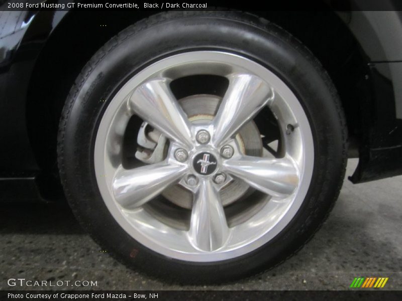 Black / Dark Charcoal 2008 Ford Mustang GT Premium Convertible