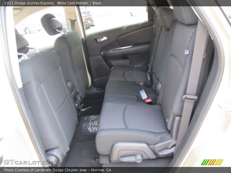 White Gold Metallic / Black 2011 Dodge Journey Express