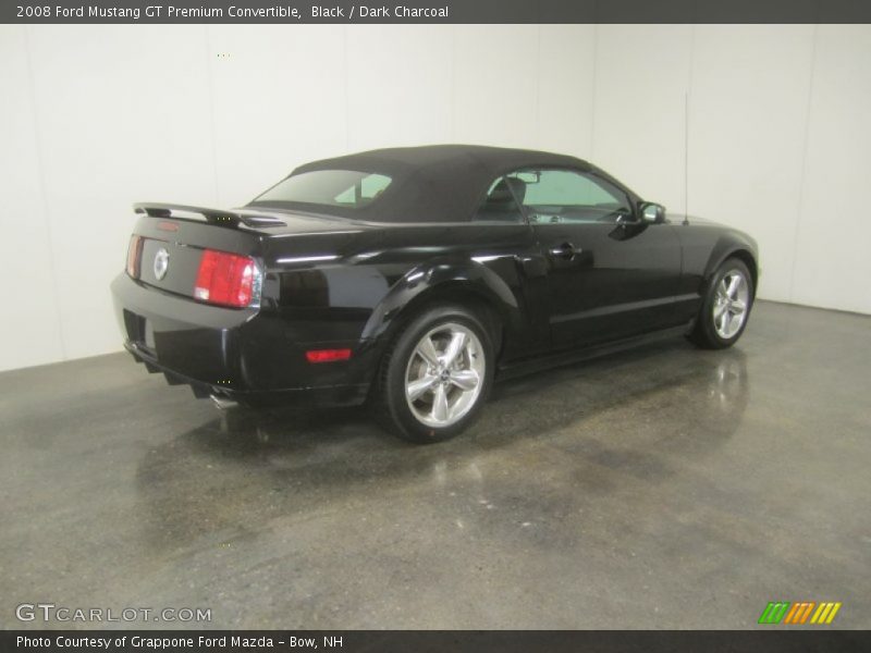 Black / Dark Charcoal 2008 Ford Mustang GT Premium Convertible