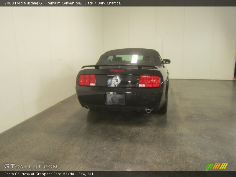 Black / Dark Charcoal 2008 Ford Mustang GT Premium Convertible