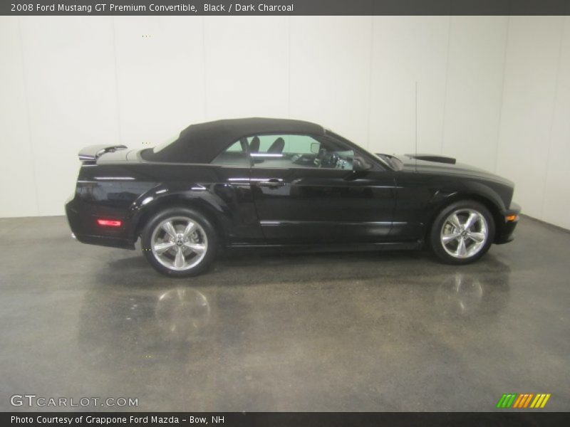 Black / Dark Charcoal 2008 Ford Mustang GT Premium Convertible