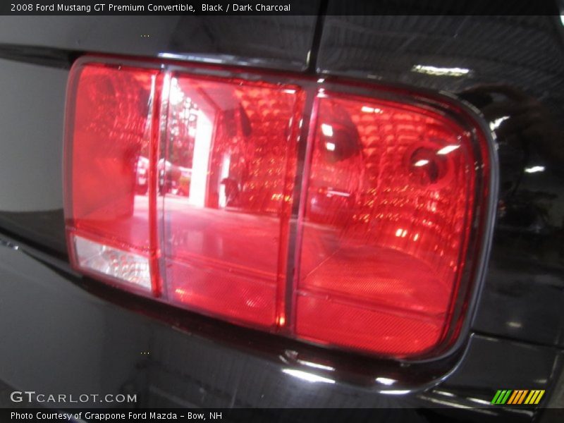 Black / Dark Charcoal 2008 Ford Mustang GT Premium Convertible