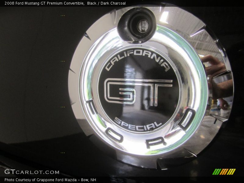Black / Dark Charcoal 2008 Ford Mustang GT Premium Convertible