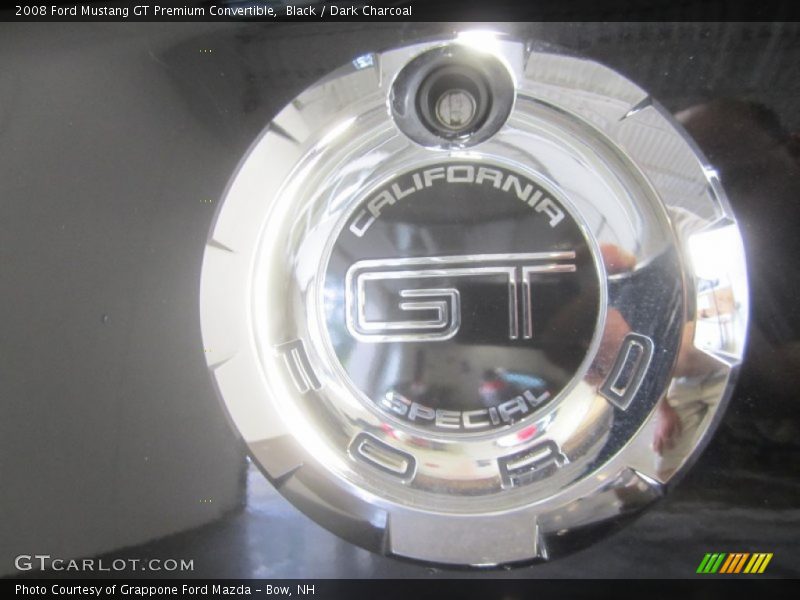Black / Dark Charcoal 2008 Ford Mustang GT Premium Convertible
