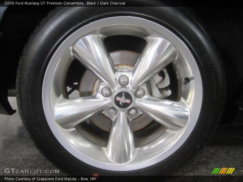 Black / Dark Charcoal 2008 Ford Mustang GT Premium Convertible