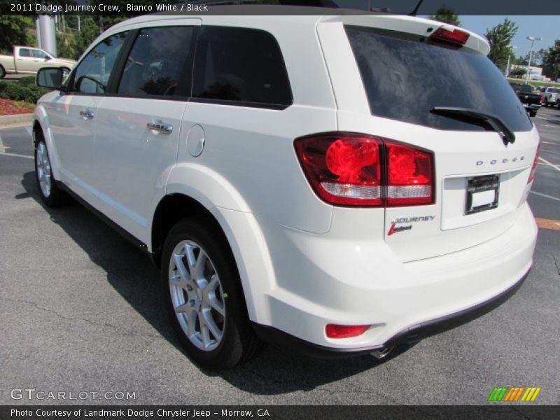 Bianco White / Black 2011 Dodge Journey Crew