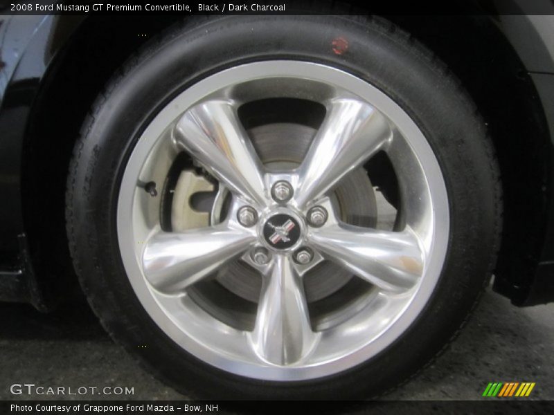 Black / Dark Charcoal 2008 Ford Mustang GT Premium Convertible