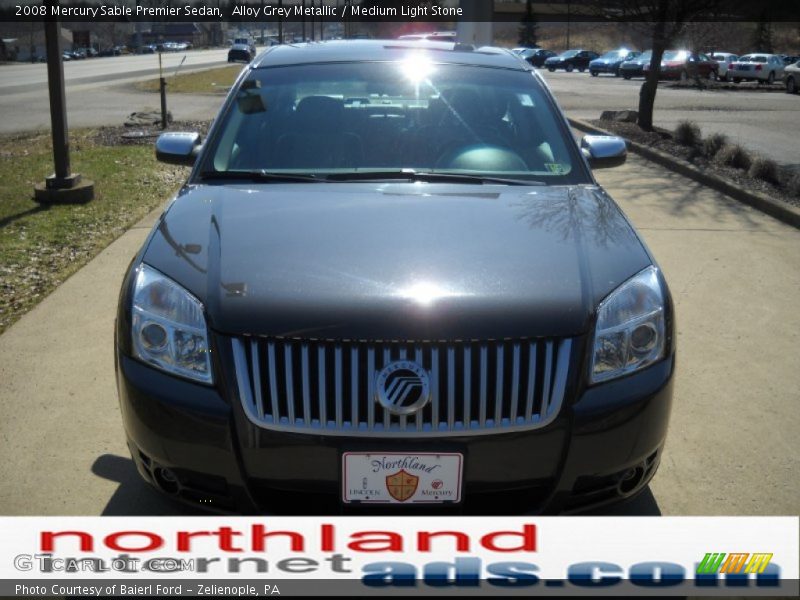 Alloy Grey Metallic / Medium Light Stone 2008 Mercury Sable Premier Sedan
