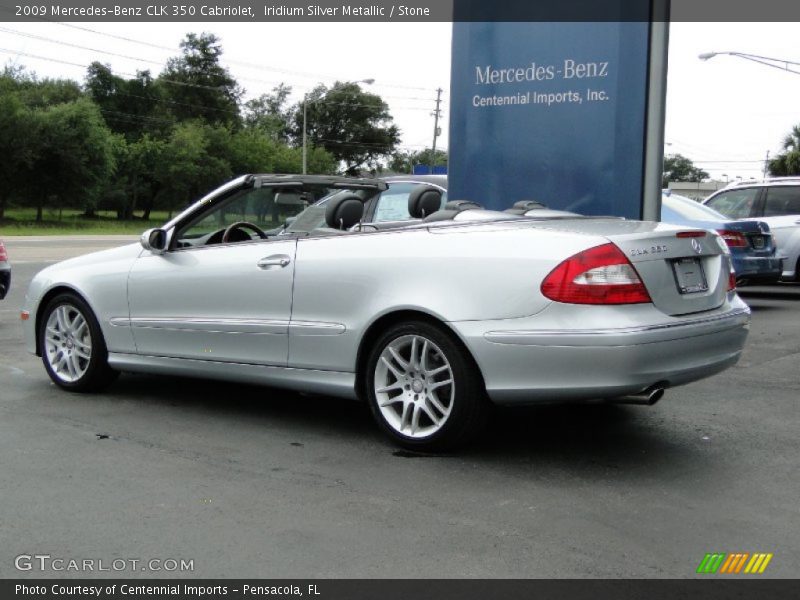 Iridium Silver Metallic / Stone 2009 Mercedes-Benz CLK 350 Cabriolet
