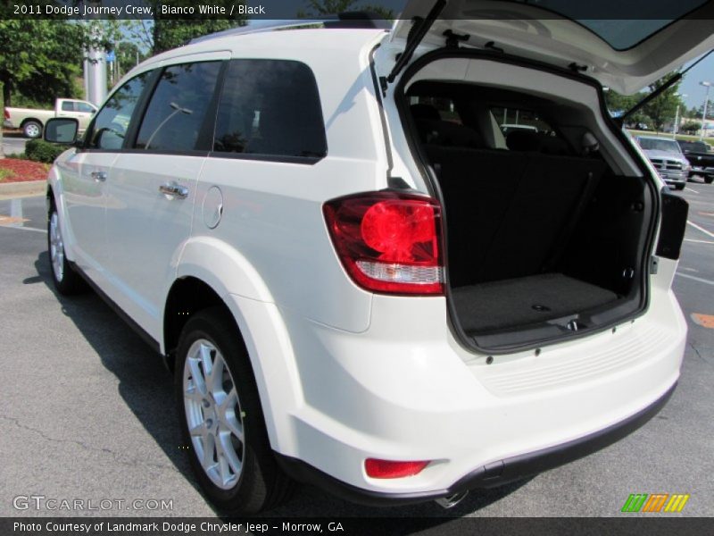 Bianco White / Black 2011 Dodge Journey Crew