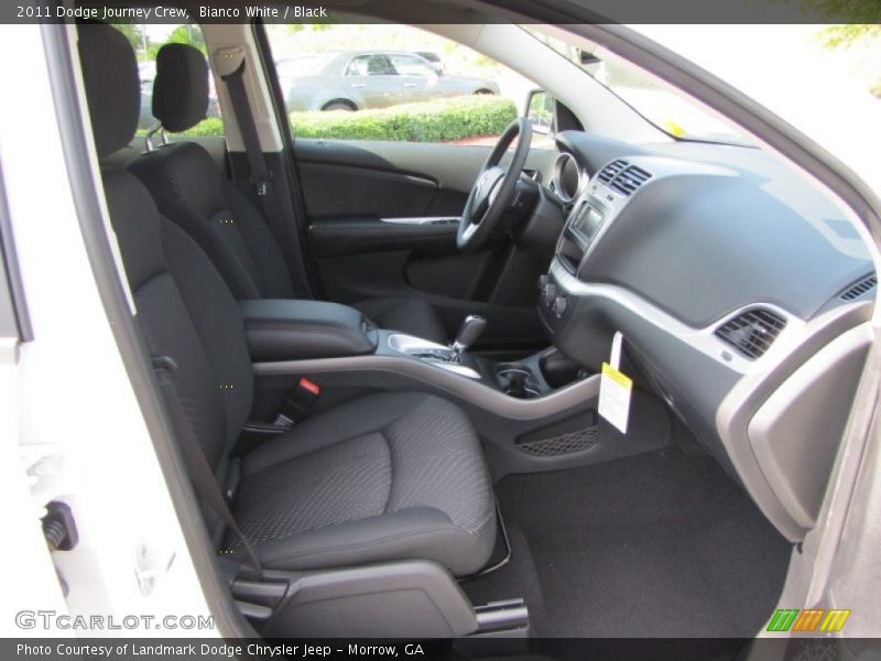 Bianco White / Black 2011 Dodge Journey Crew