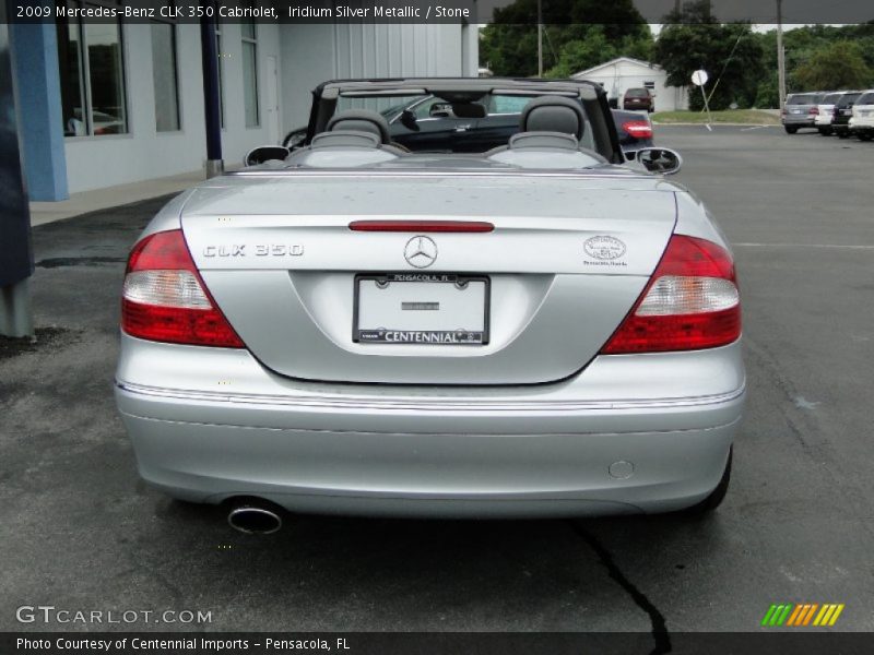 Iridium Silver Metallic / Stone 2009 Mercedes-Benz CLK 350 Cabriolet
