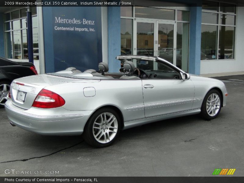 Iridium Silver Metallic / Stone 2009 Mercedes-Benz CLK 350 Cabriolet