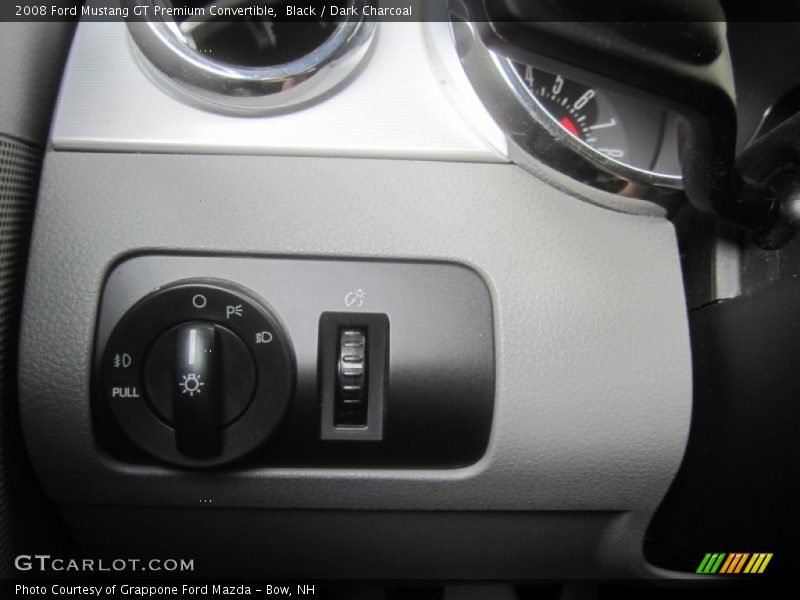 Black / Dark Charcoal 2008 Ford Mustang GT Premium Convertible