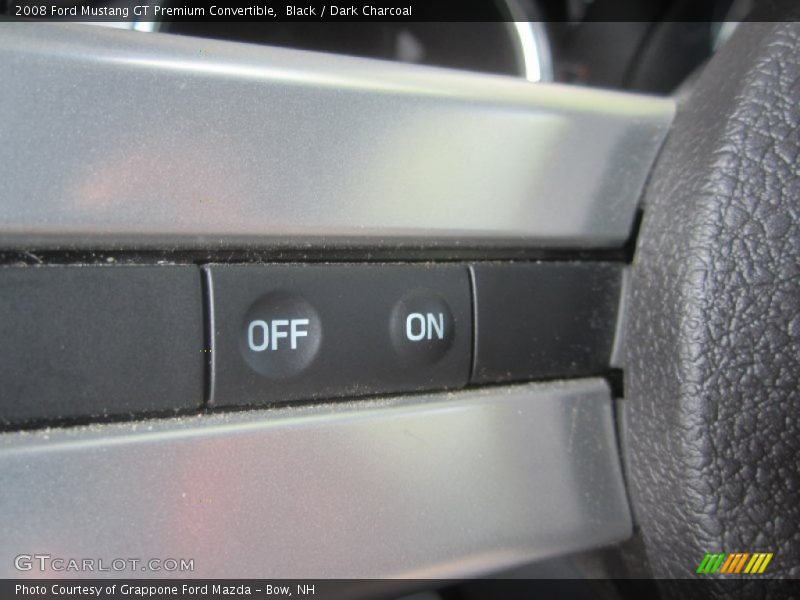 Black / Dark Charcoal 2008 Ford Mustang GT Premium Convertible