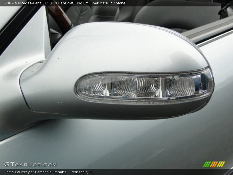 Iridium Silver Metallic / Stone 2009 Mercedes-Benz CLK 350 Cabriolet