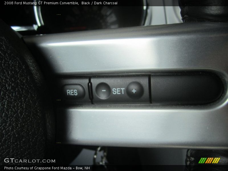 Black / Dark Charcoal 2008 Ford Mustang GT Premium Convertible