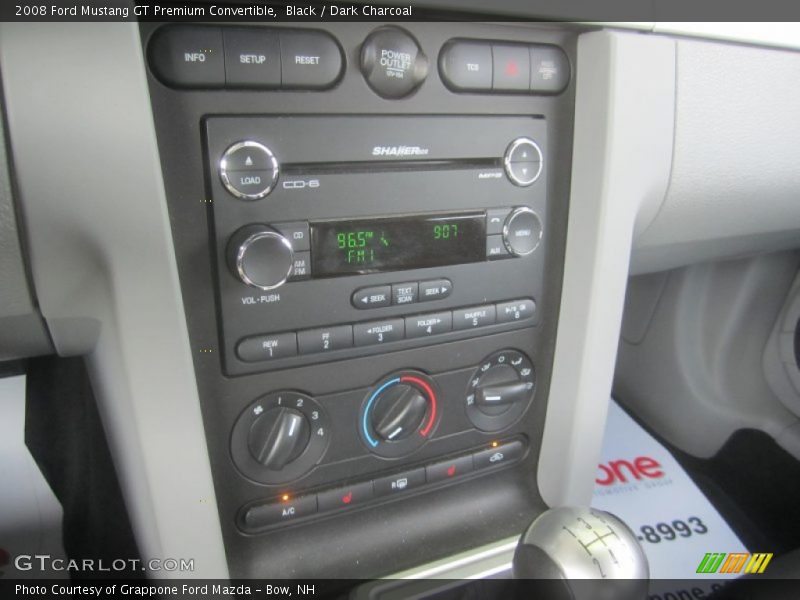 Black / Dark Charcoal 2008 Ford Mustang GT Premium Convertible