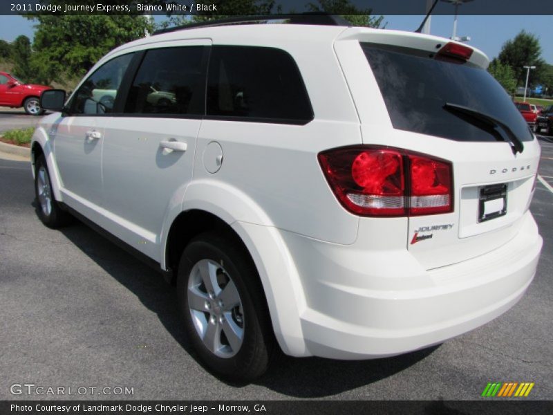 Bianco White / Black 2011 Dodge Journey Express
