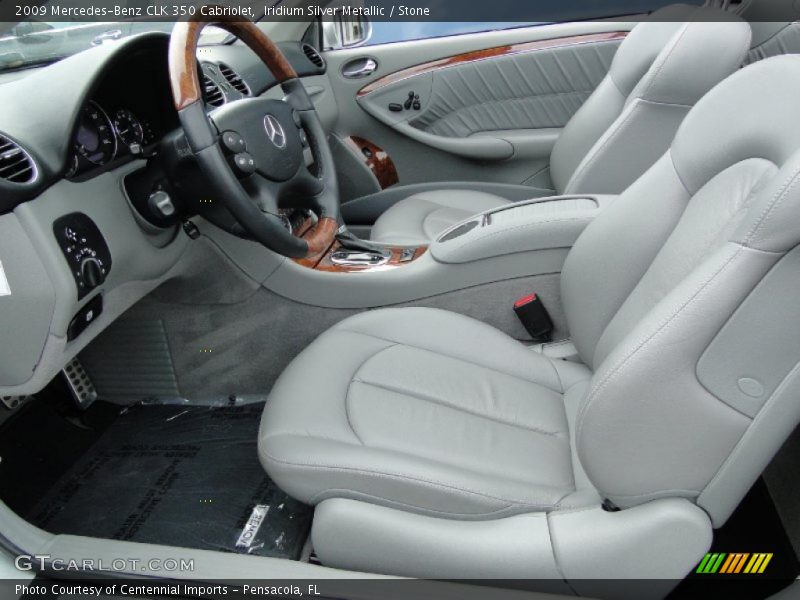 Iridium Silver Metallic / Stone 2009 Mercedes-Benz CLK 350 Cabriolet