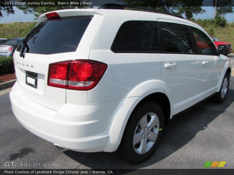 Bianco White / Black 2011 Dodge Journey Express