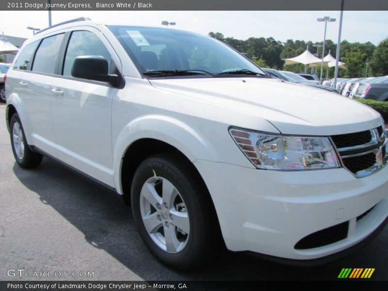Bianco White / Black 2011 Dodge Journey Express