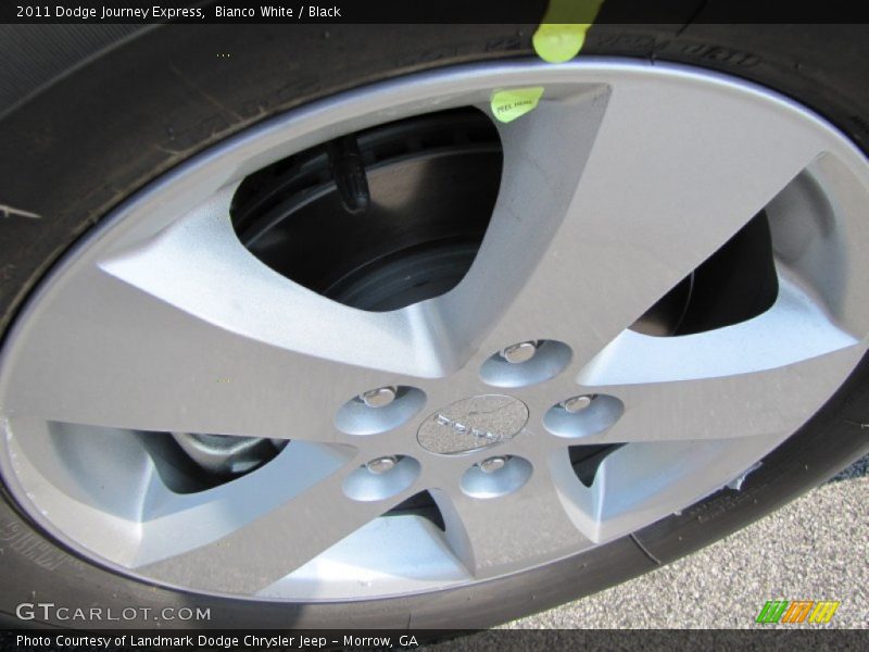 Bianco White / Black 2011 Dodge Journey Express
